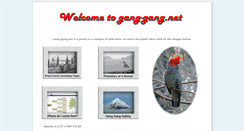 Desktop Screenshot of gang-gang.net